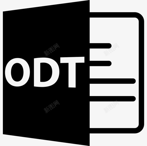Odt文件格式符号接口文件格式样式图标svg_新图网 https://ixintu.com Odt文件格式符号 接口 文件格式样式