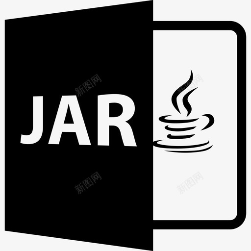 JAR开放文件格式接口文件格式风格图标svg_新图网 https://ixintu.com JAR开放文件格式 接口 文件格式风格