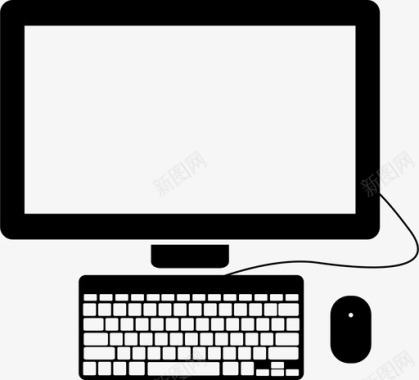 电脑屏幕鼠标显示器mac图标图标