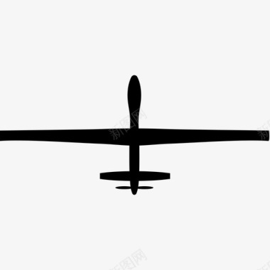 无人机飞机军用图标图标