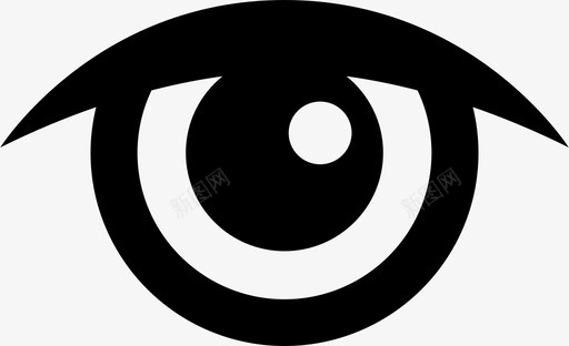眼睛眼球焦点图标图标