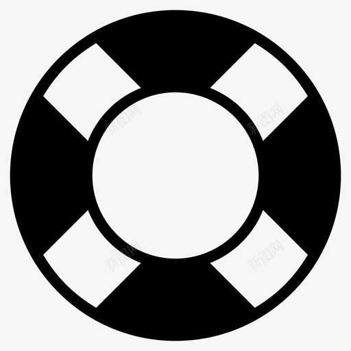 救生筏漂浮物救助图标svg_新图网 https://ixintu.com 救助 救生员 救生筏 水 海洋 漂浮物