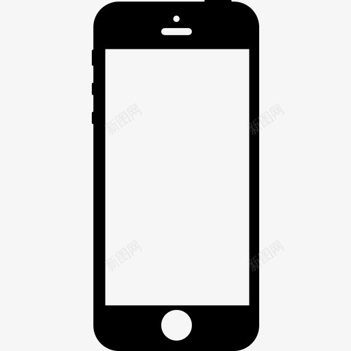 iphone手机iphone5图标svg_新图网 https://ixintu.com iphone iphone5 手机 智能手机 触摸屏