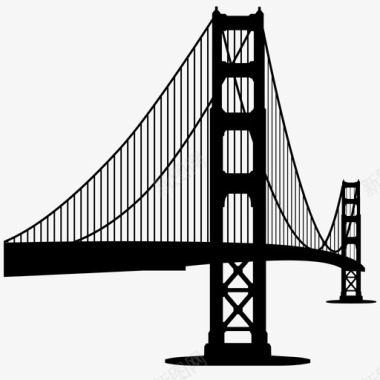 桥连接金门图标图标
