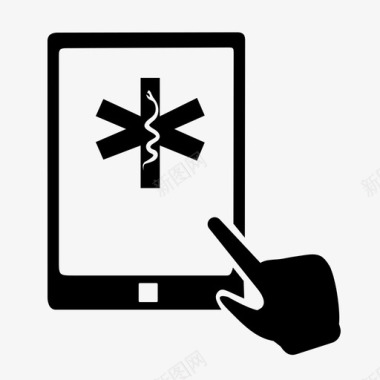 电子病历电子文件ipad图标图标