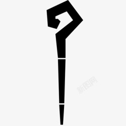 魔法武器魔杖手杖魔法图标高清图片