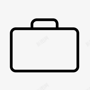 公文包机场行李图标图标
