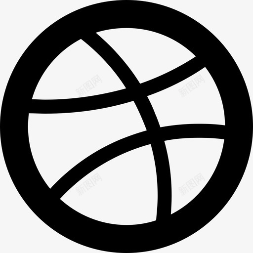 篮球体育游戏图标svg_新图网 https://ixintu.com 体育 游戏 球体 篮球 运动