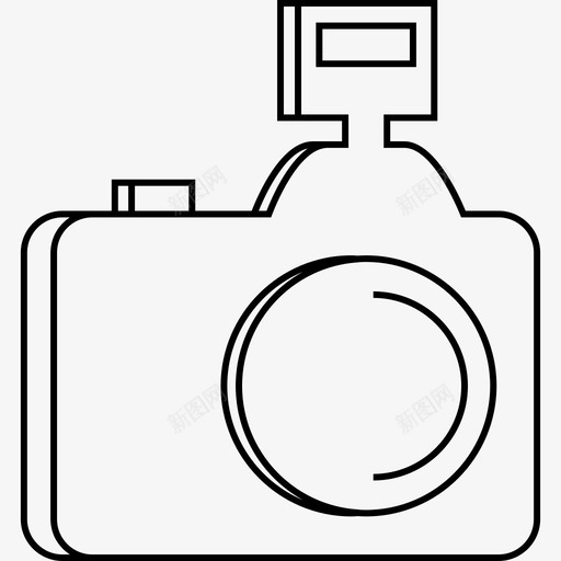 照相机闪光灯图像图标svg_新图网 https://ixintu.com 图像 图片 摄影 新闻 照片 照相机 记者 镜头 闪光灯
