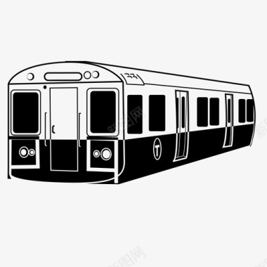 地铁红线列车车厢图标图标