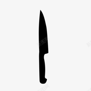 刀刀片厨师图标图标