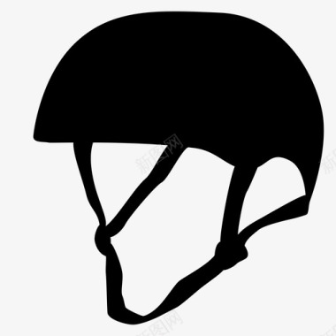 头盔自行车头保护安全图标图标