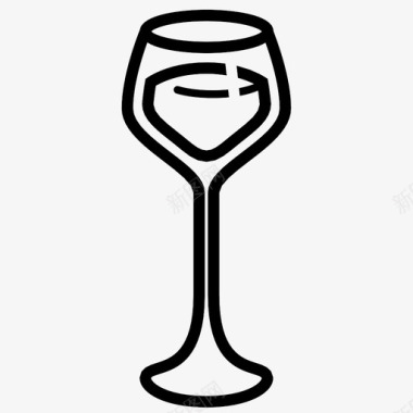 葡萄酒酒精饮用图标图标