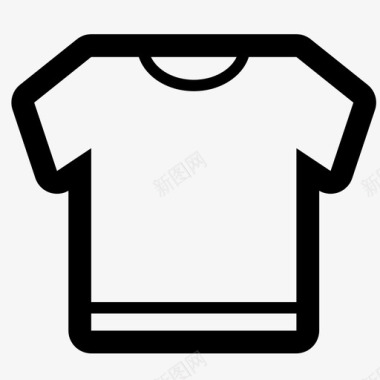 T恤布料服装图标图标