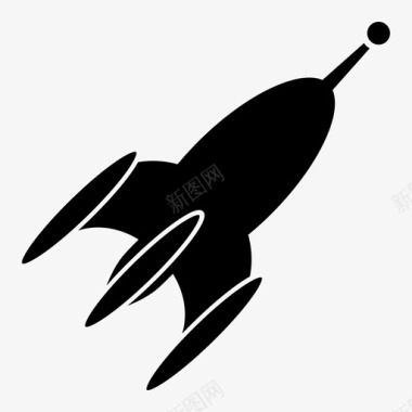 火箭外层空间火箭飞船图标图标