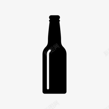瓶子酒吧啤酒图标图标