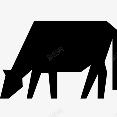 牛牛奶肉图标图标