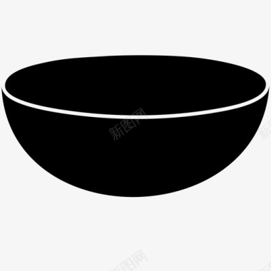 碗陶瓷晚餐盘子食品容器图标图标