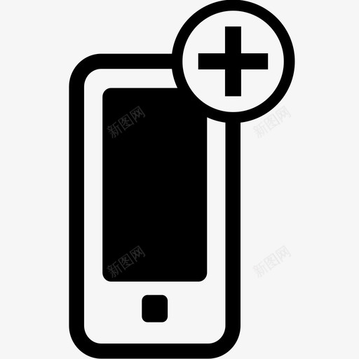 添加添加到移动设备iphone图标svg_新图网 https://ixintu.com iphone 智能手机 添加 添加到移动设备 移动设备