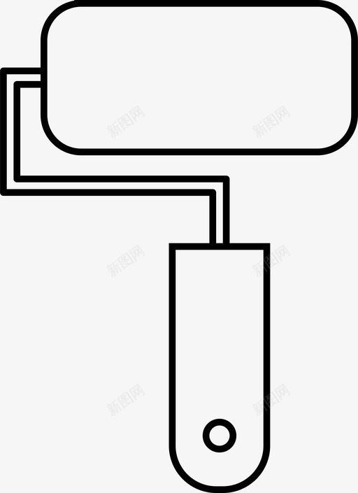 油漆辊涂鸦绘画图标svg_新图网 https://ixintu.com 油漆辊 涂鸦 绘画 街头艺术