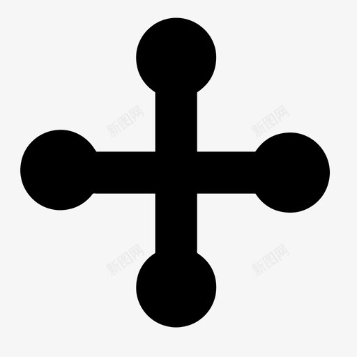 十字架抽象加法图标svg_新图网 https://ixintu.com 加法 十字架 另外 宗教 抽象 神圣