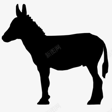 驴马图标图标