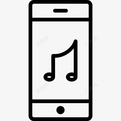 iphoneipod手机图标svg_新图网 https://ixintu.com iphone ipod 手机 触摸屏 音乐 音乐备忘 音乐播放器