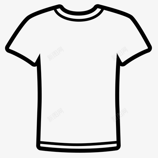 T恤服装衣服图标svg_新图网 https://ixintu.com T恤 上衣 时装 服装 款式 洗衣 衣服 衣服版型