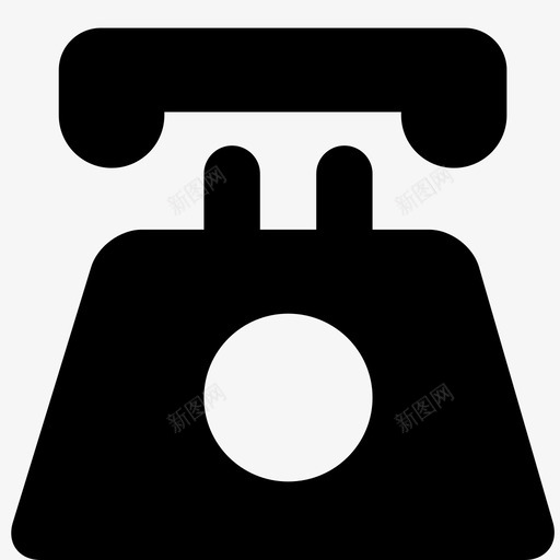 电话接听通话图标svg_新图网 https://ixintu.com 复古 接听 电话 通讯 通话 铃声
