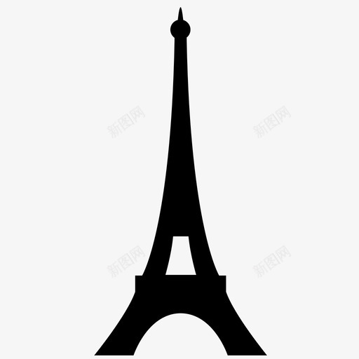 埃菲尔铁塔建筑法国图标svg_新图网 https://ixintu.com 地标 埃菲尔铁塔 巴黎 建筑 托瑞 法国