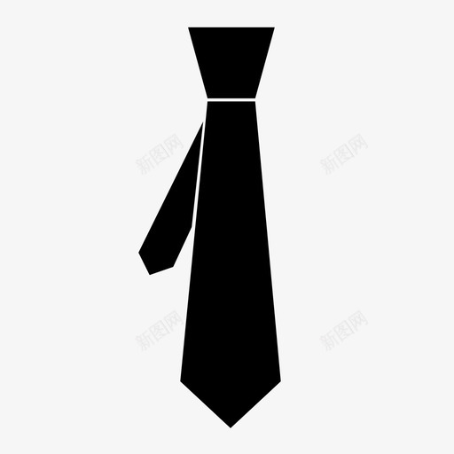 领带商人时尚绅士办公室图标svg_新图网 https://ixintu.com 办公室 商人 时尚 绅士 职业 西装 领带