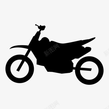 摩托车骑乘运输图标图标