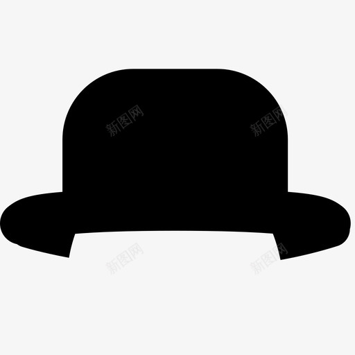 帽子圆顶礼帽服装图标svg_新图网 https://ixintu.com 圆顶礼帽 帽子 服装 礼帽