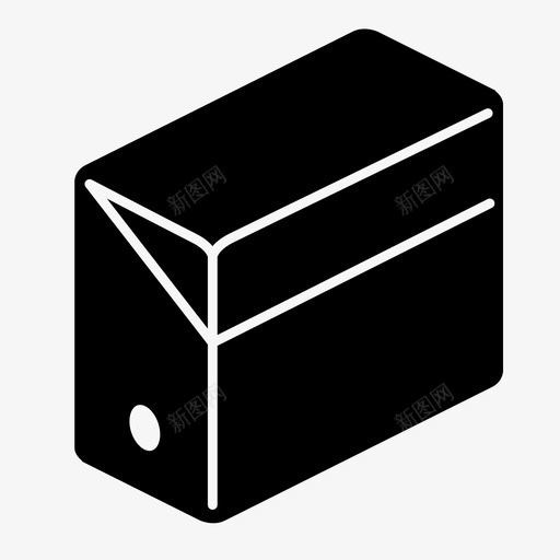 文件夹文件袋书桌容器箱子图标svg_新图网 https://ixintu.com 书桌 容器 归档 文件夹 文件袋 箱子 纸板箱