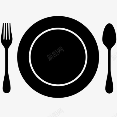 盘子食物饭菜图标图标
