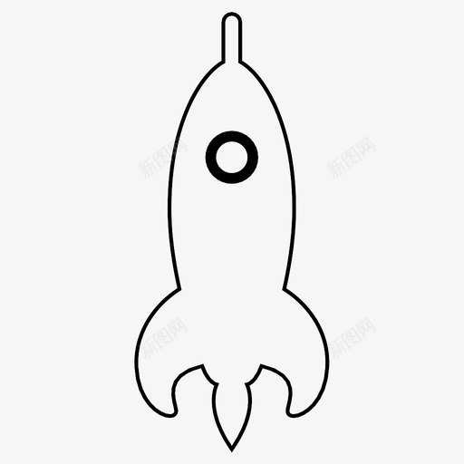 火箭飞机飞行图标svg_新图网 https://ixintu.com 外太空 太空火箭 太空船 旅行 火箭 飞机 飞碟 飞行