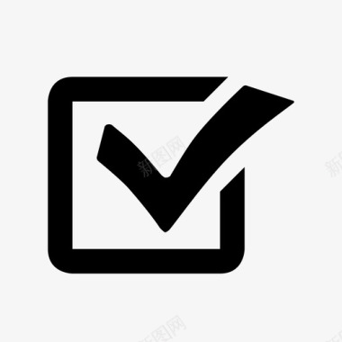 投票批准勾选复选框列表图标图标