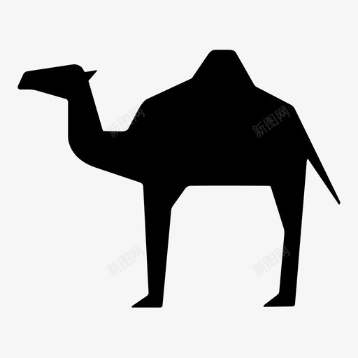 骆驼动物阿拉伯图标svg_新图网 https://ixintu.com 加马尔 动物 印度 沙漠 阿拉伯 驼峰 骆驼