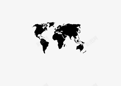 世界地球地理地图图标图标