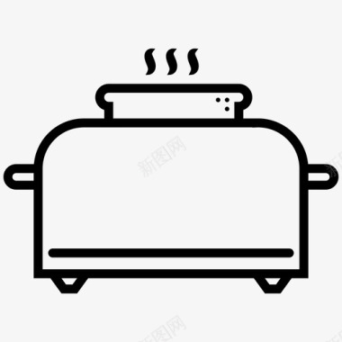 采购产品烤面包机面包早餐图标图标