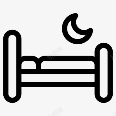 床卧室毯子图标图标