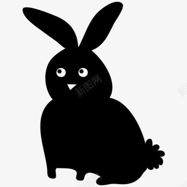 兔子动物性格图标图标