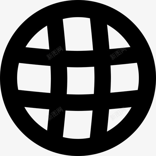 地球链接世界图标svg_新图网 https://ixintu.com 世界 地球 球体 链接