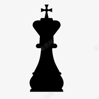国王棋类游戏象棋图标图标