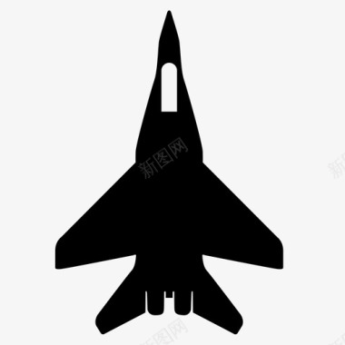 战斗机飞机炸弹图标图标