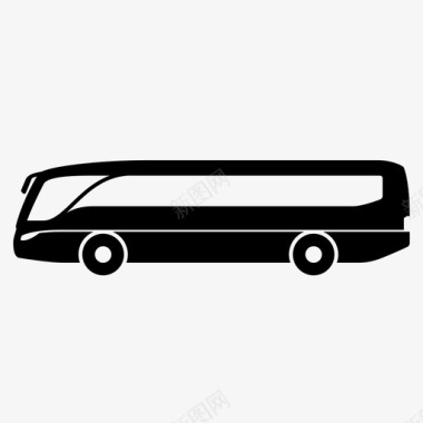 公共汽车旅游交通旅行图标图标