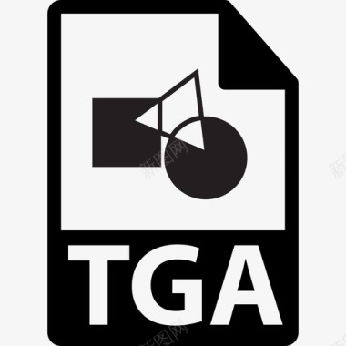 Tga文件格式符号界面文件格式图标图标