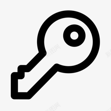 钥匙钥匙链锁图标图标