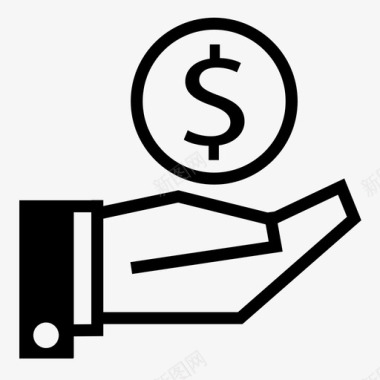 付款现金零钱图标图标