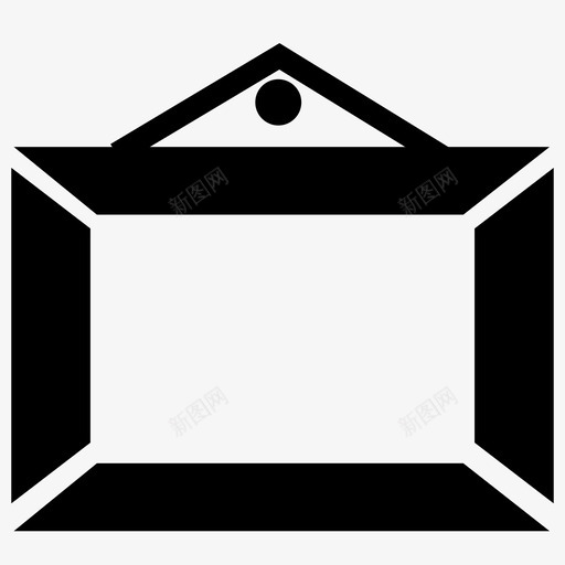 框架配件挂画图标svg_新图网 https://ixintu.com 图像 墙 挂画 框架 照片 相框 配件